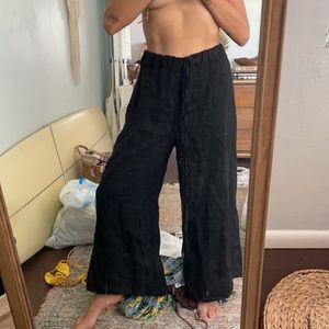 Gigi Moda Black linen pants
